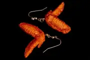 Earrings Accessories Chicken Wings Food Samples Goods Handmade From Japan