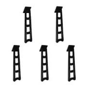 5Pcs Photo Frame Stand Adjustable Angle Adhesive Backing Photo Display Stand Bracket Back Leg Foot O Black L