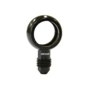 Aeroflow AF726-04BLK 18mm I.D Banjo To -4AN Straighblack