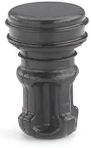 Slopper Stopper FingerValve, (Replacement FingerValve) - Color Black, Qty 2