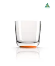 Marc Newson Tritan® Non-slip Forever Unbreakable Whisky/Stemless Wine 285ml - Orange