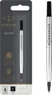Parker Quinkflow Roller Ball Black Refill - Fine Tip - Pack of 1