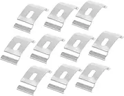 LIFKICH 10pcs Curtain Brackets for Vertical Blinds Lightweight Louver Fixation Brackets Minimalist Style Easy Installation for Louvered Window Panels