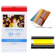 Compatible for Canon Selphy CP1300 CP1500 Ink and Paper Set KP 36IN KP36 1 Co...