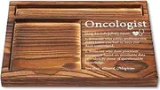 Oncologist Definition Sticky Note Holder, Thank You Appreciation Gifts for Oncology Doctors, Desk Accessories for Cancer Specialists and Medical Staff, Wooden Sticky Note Pad Holder YCB8