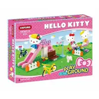 在飛比找蝦皮購物優惠-現貨 OXFIRD Hello Kitty 遊樂場溜滑梯積木