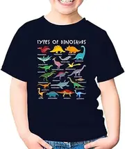 [Generic] Dinosaur Lover Types of Dinosaurs Toddler Shirt Girl Boy