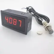 Digital LED Tachometer RPM Speed Meter W/ Hall Proximity Switch Sensor NPN 8-24V