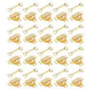 20Set Copper Sewing Hooks and Eyes Closure Set for Trousers (16x13mm, Gold)