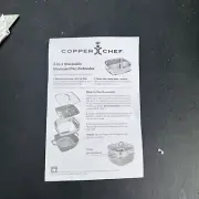 Copper Chef 2 in 1 Stackable Steamer/Pan Extender Ring For 11" Copper Chef Pan