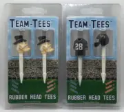 Wake Forest Demon Deacons Golf Pro Rubber Head Team Tees, 4 Total Tees ⛳