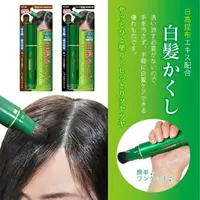 在飛比找樂天市場購物網優惠-【日高昆布】日本製 天然植物白髮補染 快速染髮筆 20g(黑