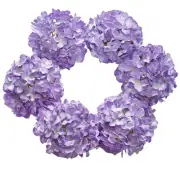 Silk Hydrangea Artificial Flowers Heads with Stems for Wedding Home Decor Pac...