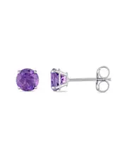 14K 0.80 ct. tw. Amethyst Earrings