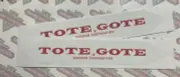 Tote Gote Trail Bike Spear Point Vintage Mini Bike Decals Red White Set Of Two