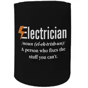 Alcohol Stubby Holder - Electrician Meaning Sparky - Funny Novelty Birthday Gift Joke Beer Can Bottle