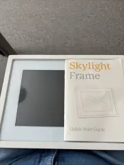 White Skylight Frame 10 inch Wi-Fi Digital Picture Frame New No box