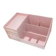 Cosmetic Makeup Organizer With Drawers Bathroom Skincare Storage Box Holder Case