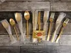 Berglander Flatware Set 20 Piece Stainless Steel With Titanium Gold Plated (B)