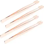FRCOLOR Ergonomic Lash Extension Set 4pcs Stainless Steel Metal Lash