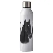 Ashdene Trio Black Drink Flask White 500ml/24.5cm Stainless Steel Water Bottle