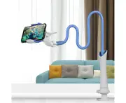 Bed Phone Holder, Gooseneck Phone Holder - Flexible Long Arm Phone Holder - 120cm