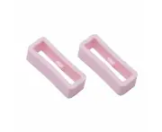 Pair of Watch Strap Band Keepers Loops for Xiaomi Redmi Watch 5 Active - Sand Pink