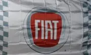Fiat White Checkered Flag 3x5 FT Banner Flag Car Show Racing Garage Workshop