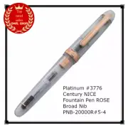 Platinum #3776 Century NICE ROSE Broad Nib Fountain Pen PNB-20000R#5-4 CBP