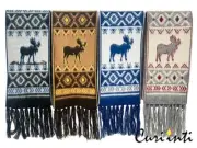 WHOLESALE LOT OF 20 ALPACA DACI SCARVES AND WRAPS WITH ANDEAN DESIGN 3,5V