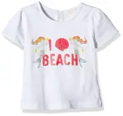 Girls Pumpkin Patch short sleeve tee with print with mermaids Size 3 & 4