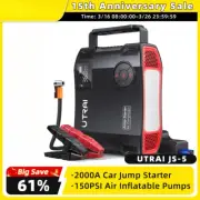 Power Bank Air Compressor Tire Pump Portable Charger Car Booster Starting Device