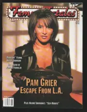 MAG: Femme Fatales 8/1996-Pam Grier - Escape From L.A. cover-Pamela Franklin-...