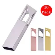 Wholesale Lot 10pcs 128MB-16GB Metal USB Flash Drive Custom Logo Promotion Gift