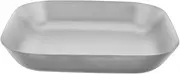 MUSISALY BBQ Plate Stainless Steel Square Serving Tray Versatile Grill Plate for Outdoor Camping Picnics and Family Gatherings for French Fries Fried Chicken and Grilled Meat