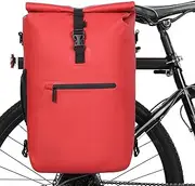 3-in-1 Bike Pannier ycle Rear Rack Bag Backpack Shoulder Bag Cycling Commuting Bag Pack with Laptop Compartment