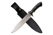 Elk Ridge Steel Blade Hunting Knife w/ Sheath 355mm (K-ER-200-25BK)