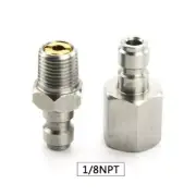 Sturdy 18 NPT Quick Disconnect Coupler Plug Fitting for PCP Fill Nipple