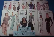 Vogue Patterns (W) ~ ALL Patterns are Size 8-12 * ~ * ~ * ~ * ~ * Listing 9312