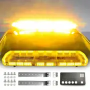 43" Amber 80 LED Rooftop Strobe Light Bar Car Truck Emergency Warning Hazard