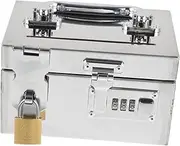 Stainless Steel Piggy Bank with Password Lock Large Capacity Savings Box for Coins and Money Enhanced Security Cash Storage for Home and Office Design for Adults