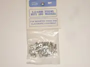 WORKMAN 10-377 METRIC SCREWS 2.6 x 3mm PHILLIPS & SLOTTED PAN HEAD 50PC SET