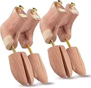 [HOUNDSBAY] Boot Trees, Cedar Boot Tree for Men, Shoe Tree for Boots, Boot Stretcher & Shaper, Cedar, Men's Small = 6-7 US