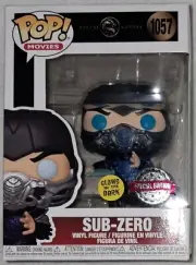 Funko POP! Mortal Kombat SUB-ZERO Glow in the Dark Special Edition #662 As New