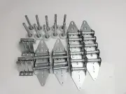 Quiet Garage Door Hardware Kit - 16x7 or 18x7 - Rollers, Quiet Hinges, Brackets