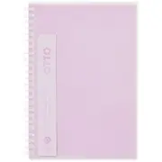 Otto A5 Recycled Soft Spiral Notebook Pink 120 Page