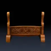 Wood Samurai Sword Katana Holder Stand Display Rack China Dragon Carved 1-3 Tier