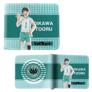 TORU OIKAWA STYLE A Haikyuu!! 4 in. Bi Fold Wallet (Anime Credit Card Billfold)