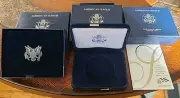 NO COIN 2007 W $1 PROOF SILVER AMERICAN Eagle GIFT BOX & COA NO CAPSULE 1 OZ