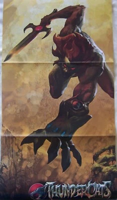 Thundercats and Young Justice 2011 Comic-Con SDCC double sided promo poster MINT